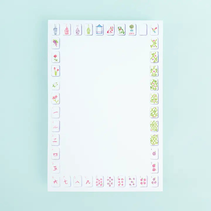 Mahjong Notepad Mahjong Notepad – Tulips Home and Gift