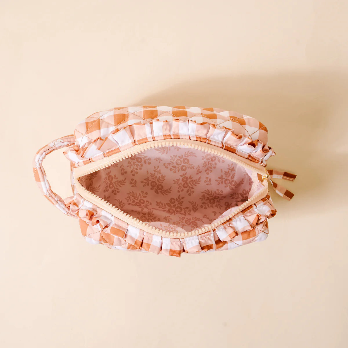 Essentials Quilted Cosmetic Tote