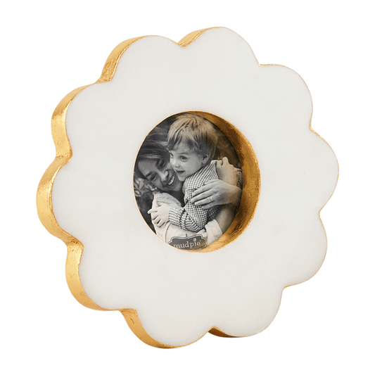 Circle Callop Marble Frame