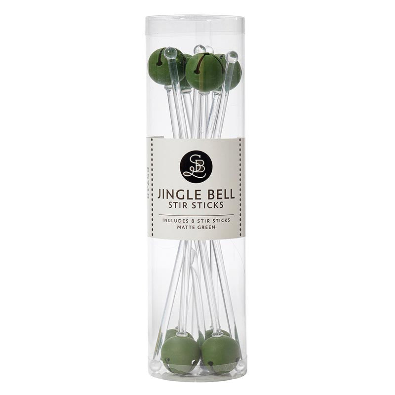 Jingle Bell Stir Stick Set of 8
