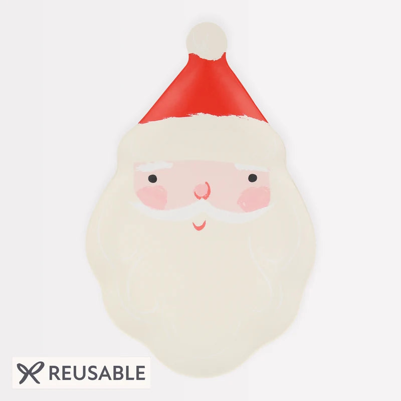 Santa Reusable Plate