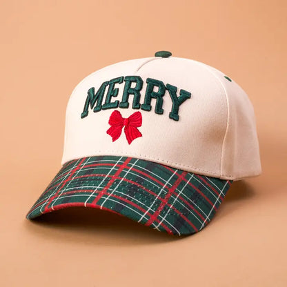 Merry Plaid Hat