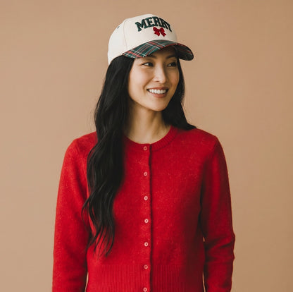 Merry Plaid Hat