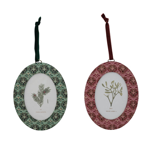 Mini Fabric Frame Ornament