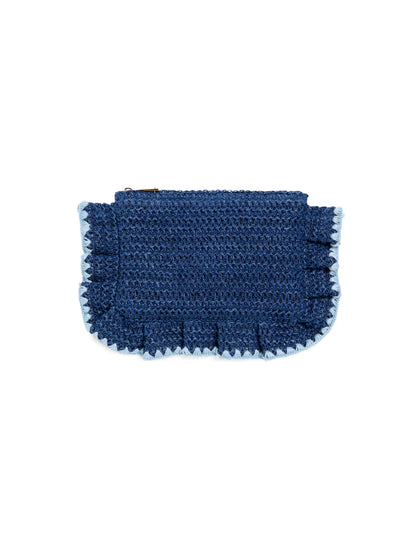 Arabella Ruffle Zip Pouch