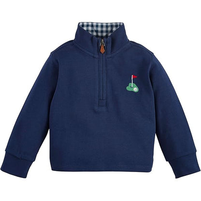 Navy Golf Quarter Zip