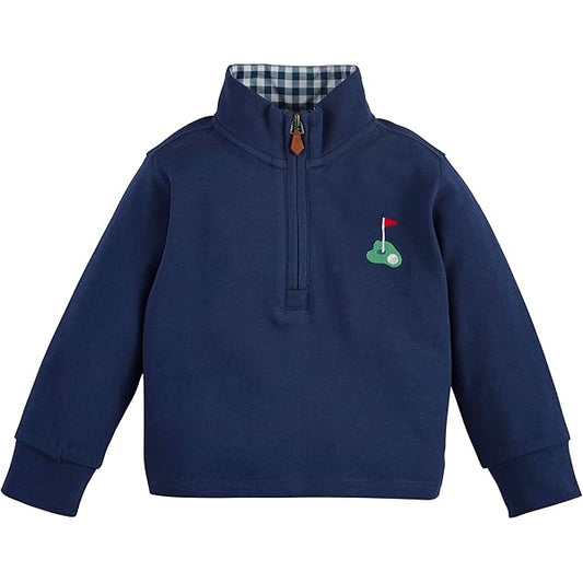 Navy Golf Quarter Zip