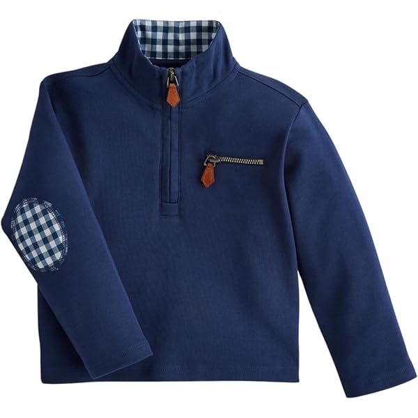 Blue Quarter Zip