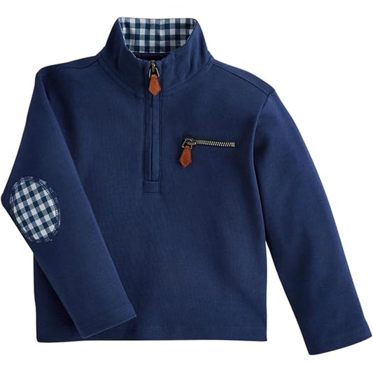 Blue Quarter Zip