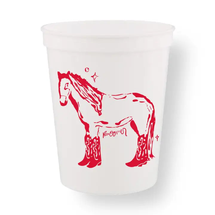 Red River Cowboy Stadium Cup Set