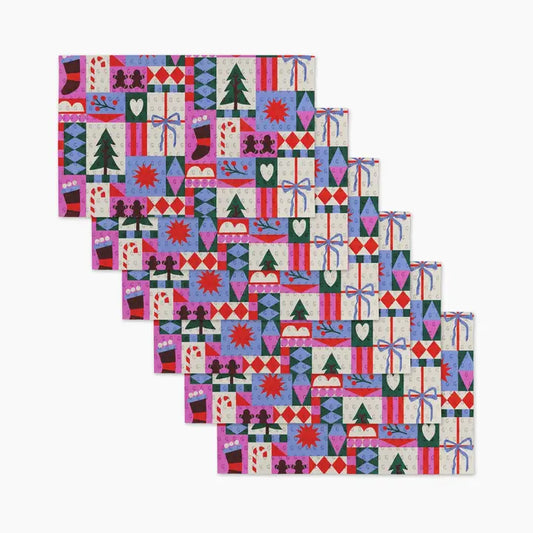 Festive Christmas Quilt Not Paper Towel