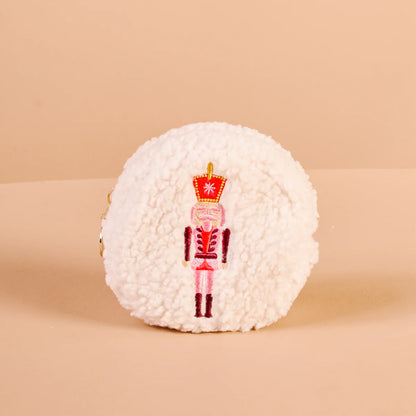 Nutcracker Circle Teddy Pouch
