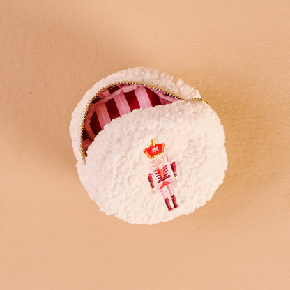 Nutcracker Circle Teddy Pouch