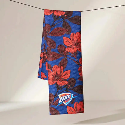 OKC Floral Tea Towel