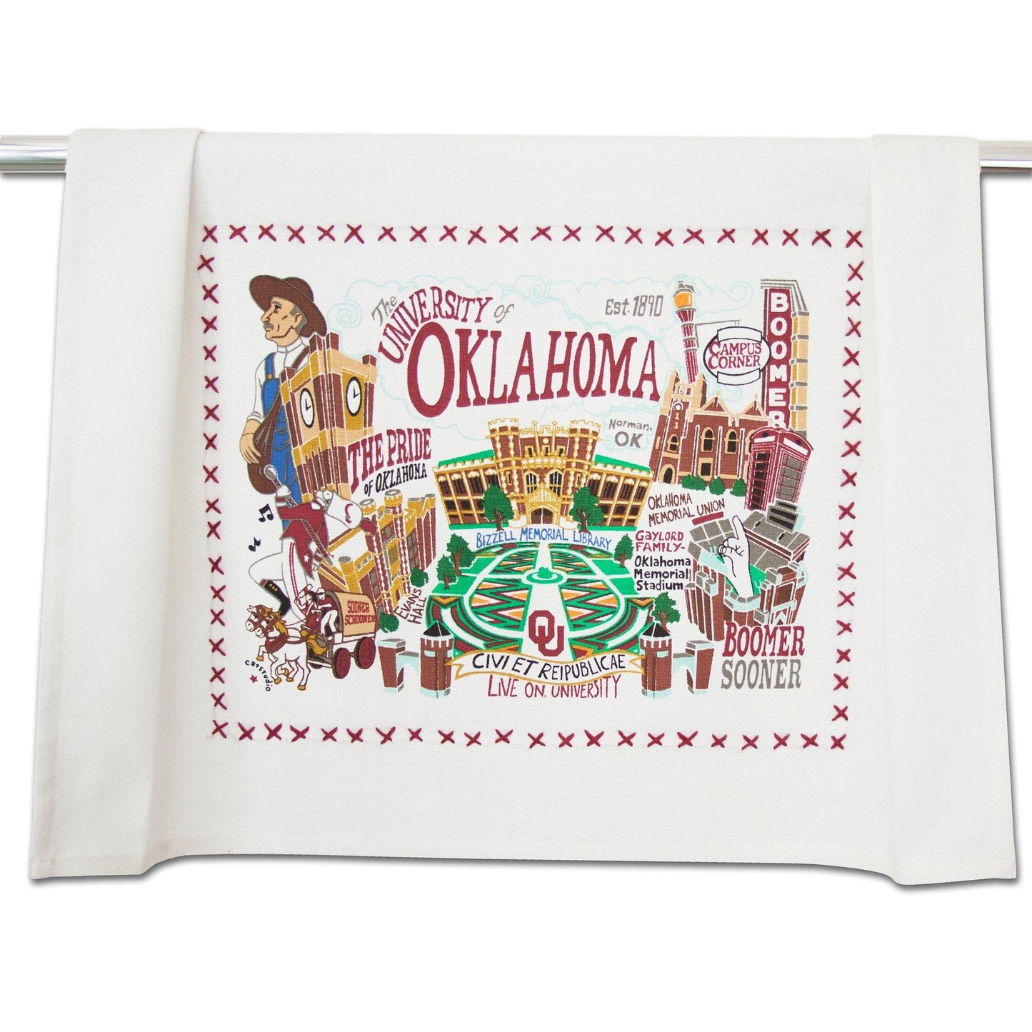 The University of Oklahoma Dish Towel