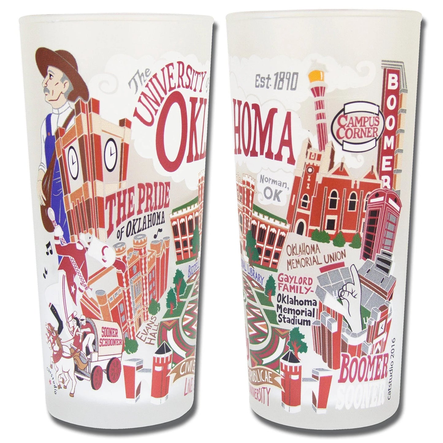 The University of Oklahoma Glass