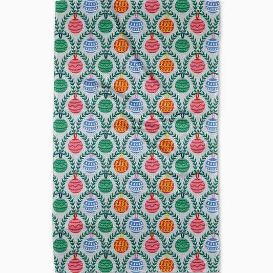 Christmas Ornaments Tea Towel
