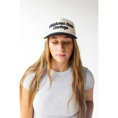 Ok State Black Script Hat