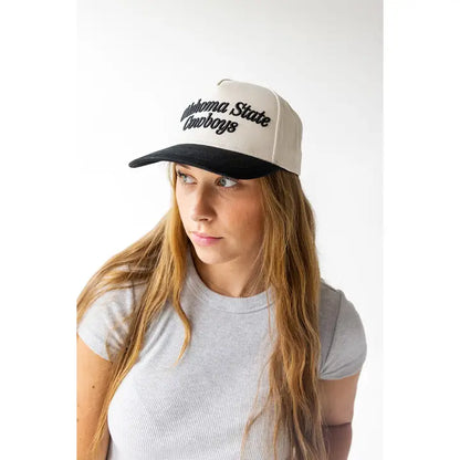 Ok State Black Script Hat