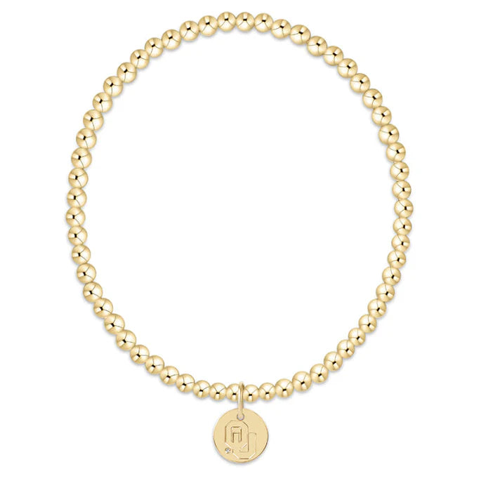 Oklahoma Disc Gold Enewton Bracelet