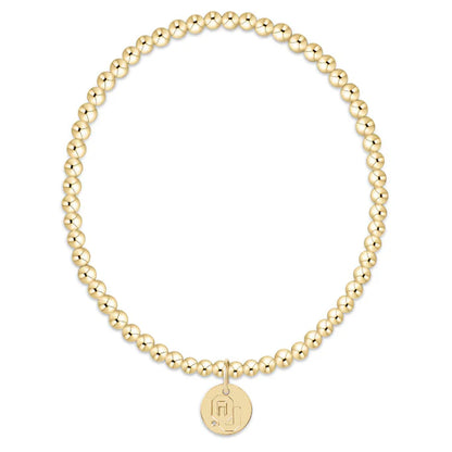 Oklahoma Disc Gold Enewton Bracelet