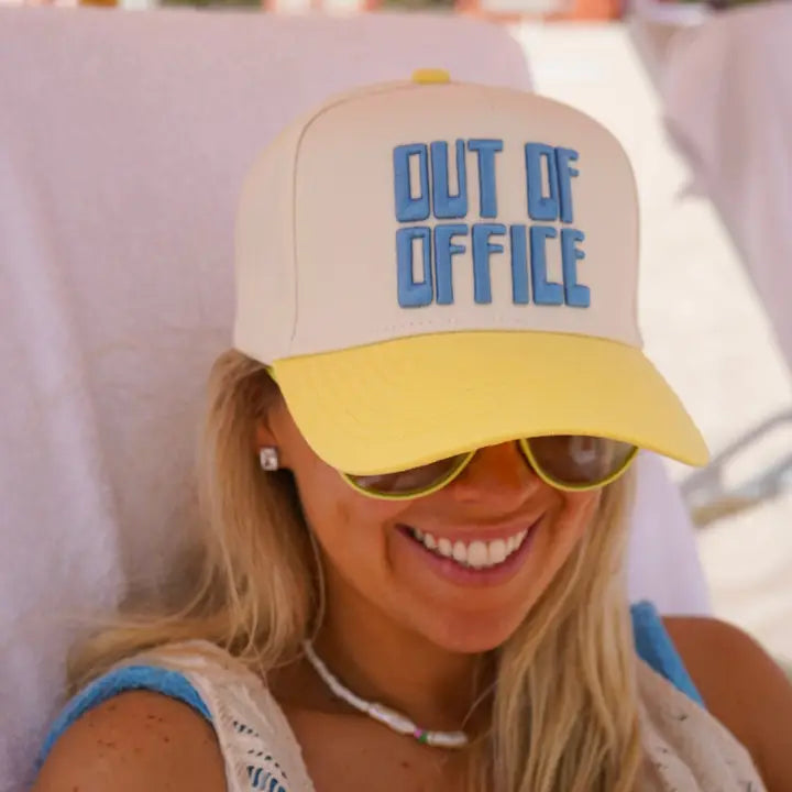 Out of Office - Butter Yellow Trucker Hat