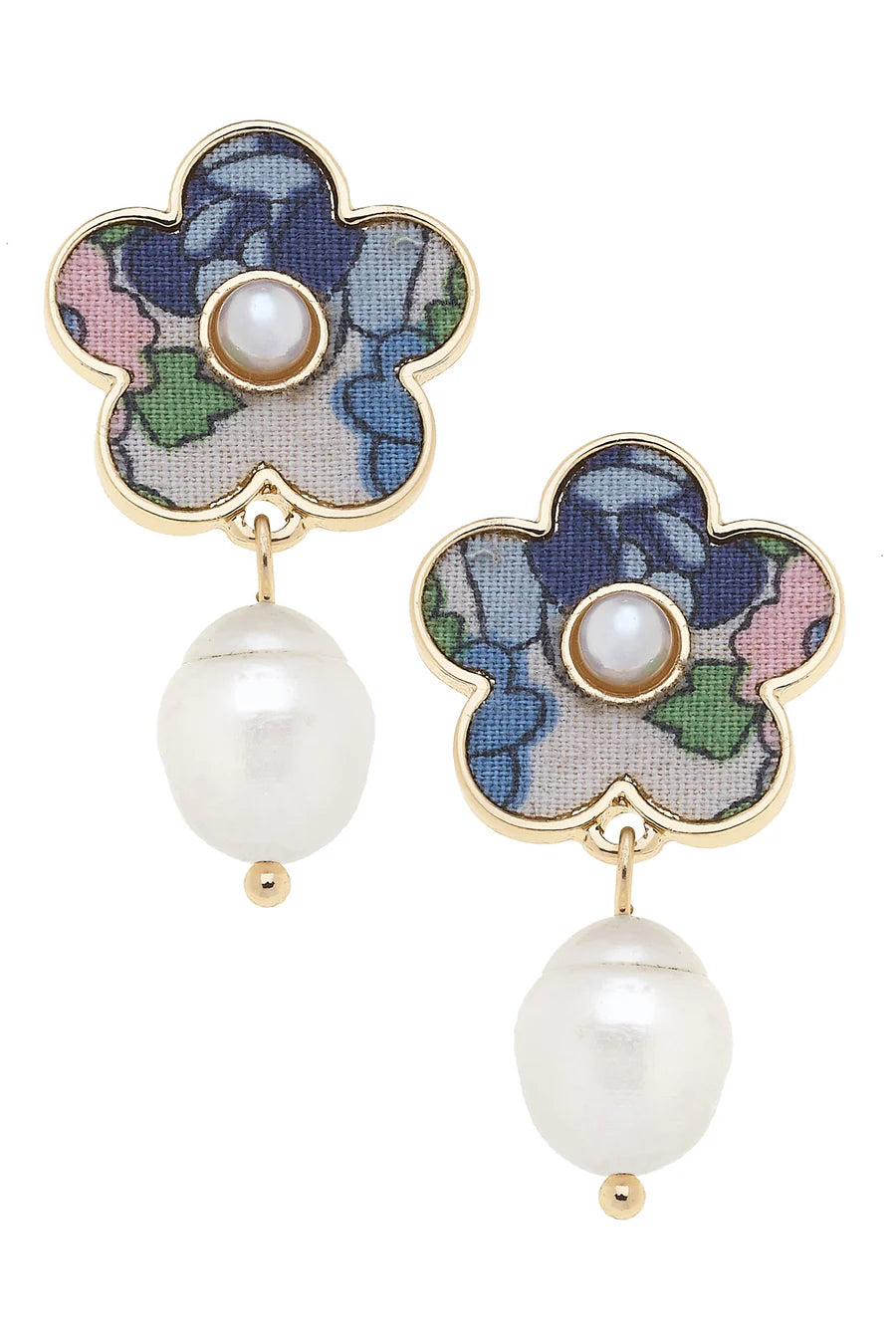 Penelope Pearl Flower Earrings
