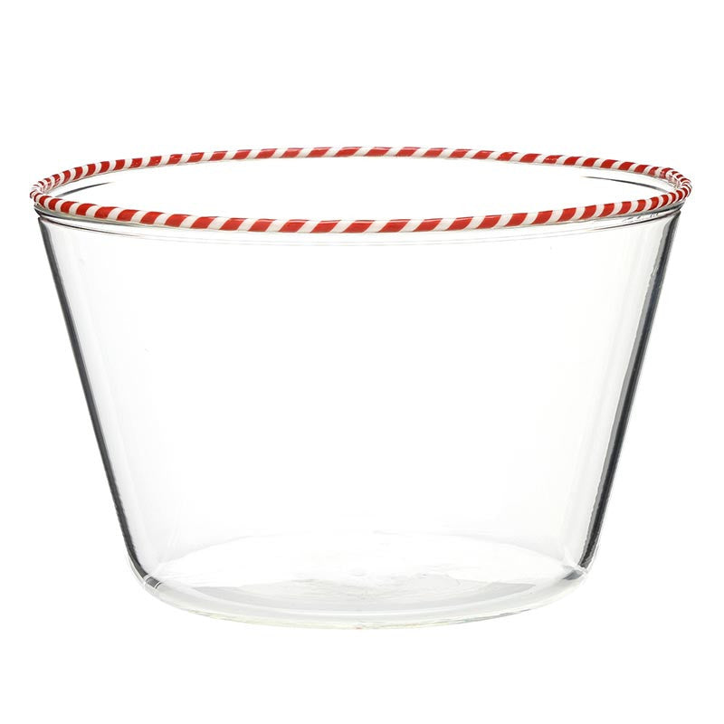 Red Peppermint Twist Bowl