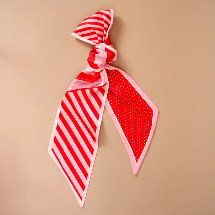 Twirl & Tie Peppermint Stripe Scarf