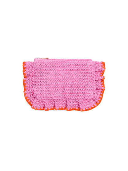 Arabella Ruffle Zip Pouch