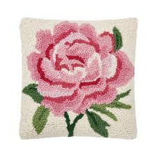 Pink Peony Hook Pillow