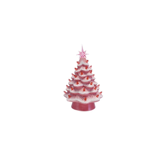 Pink Ceramic LED Tree
