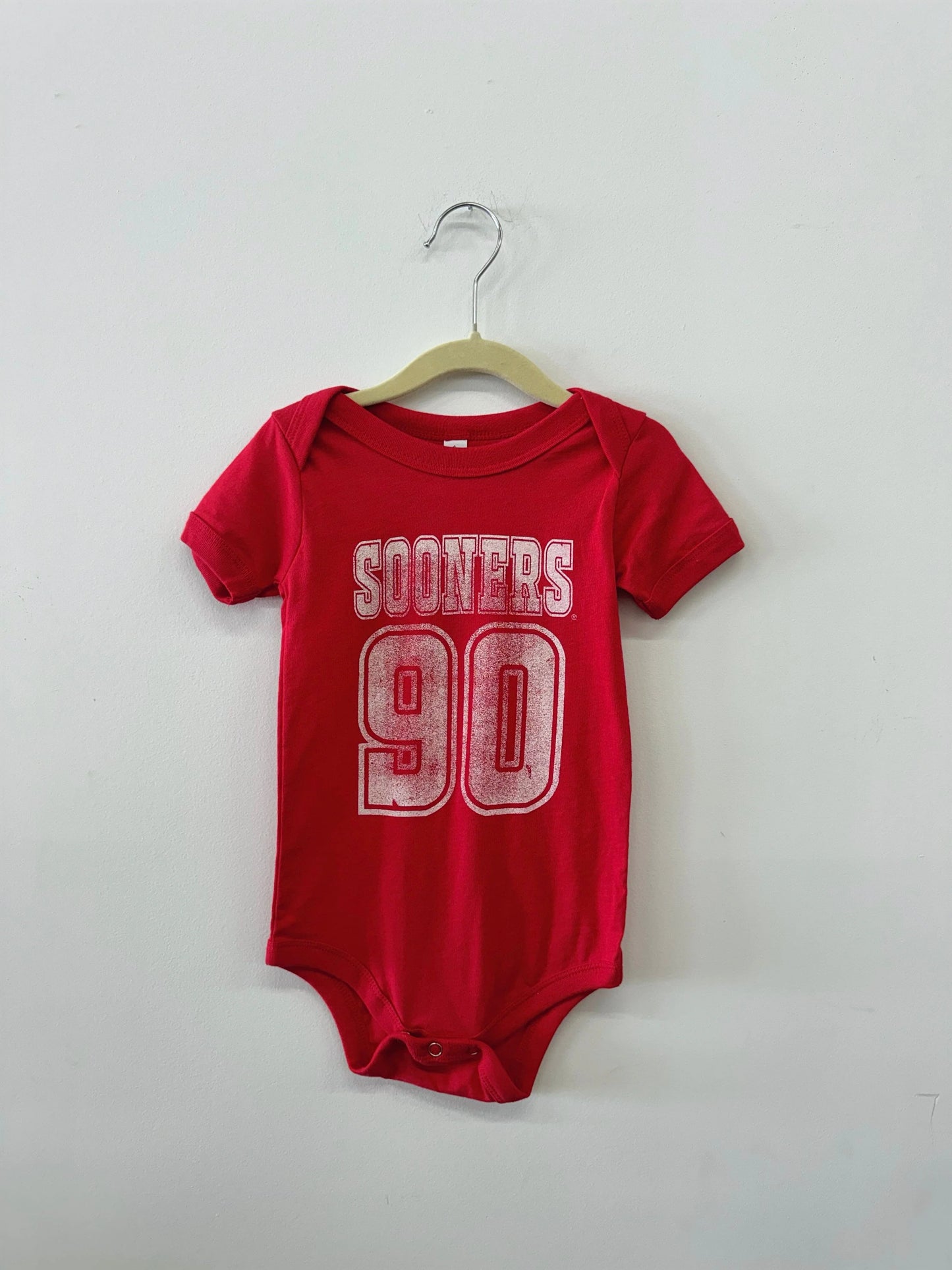 Crimson OU Player Onesie