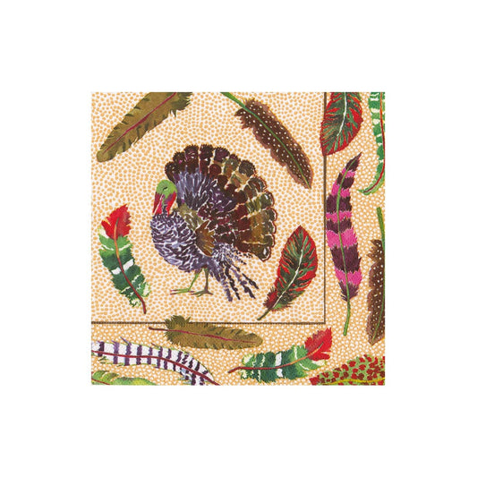 Plumage Cocktail Napkin