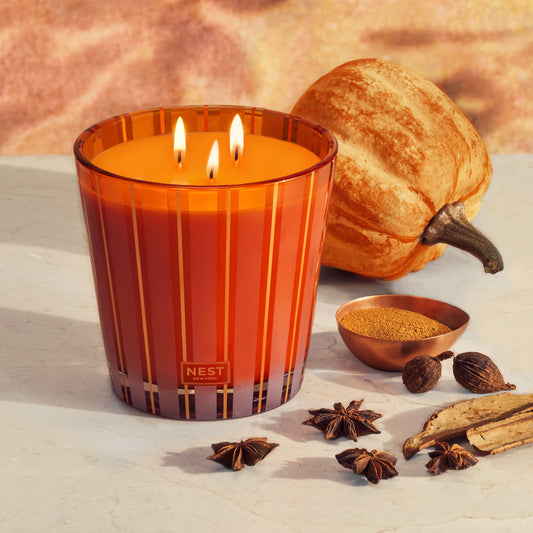 Pumpkin Chai 3 Wick Candle