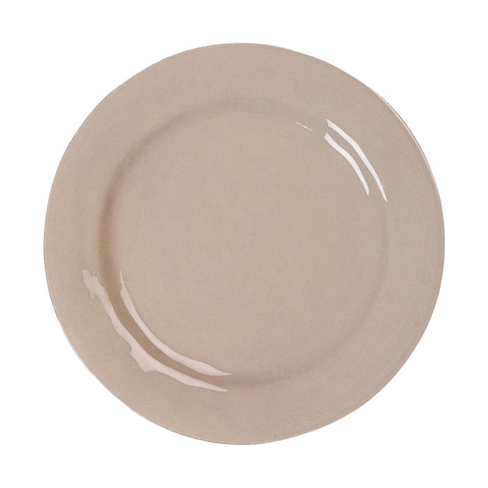 Taupe Puro Dinner Plate