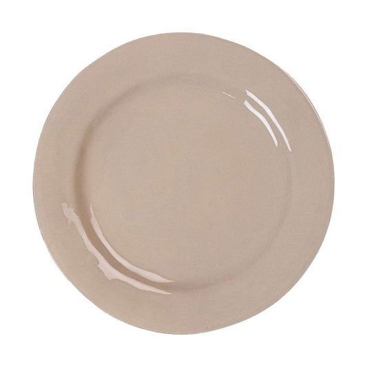 Taupe Puro Dinner Plate