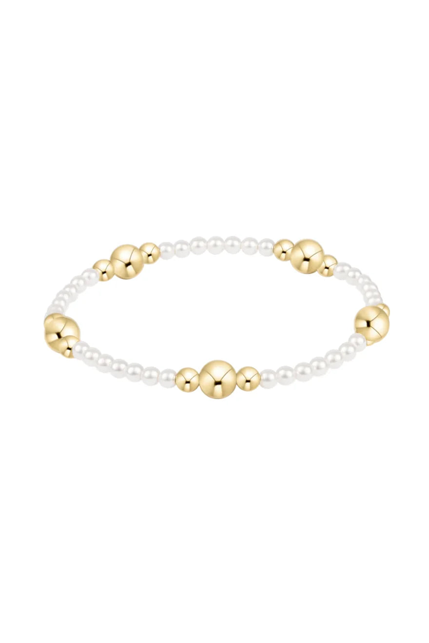 Purpose Pearl 6MM Gold Bracelet