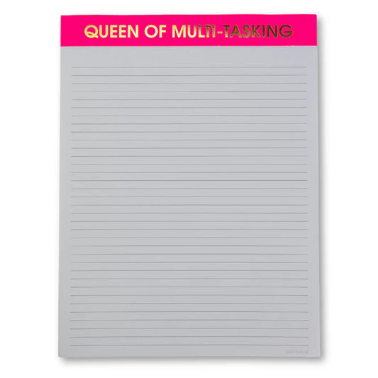 Queen of Multi Tasking Large Notepad