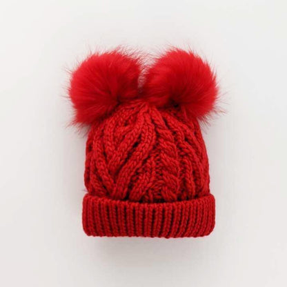 Fluff Beanie Red