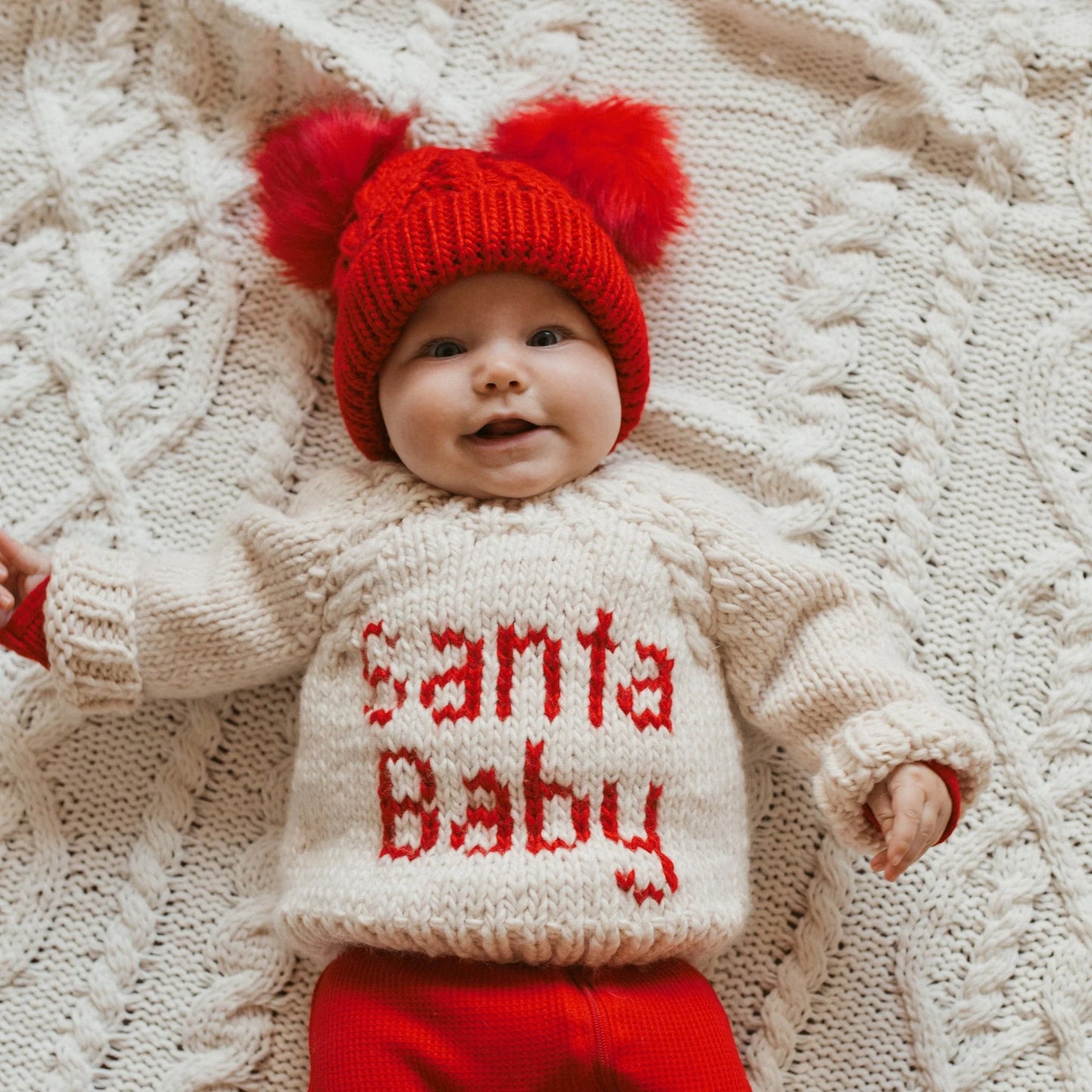 Fluff Beanie Red