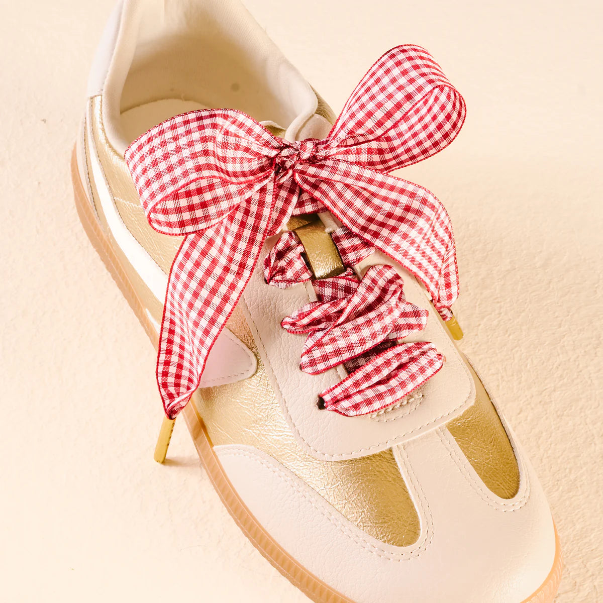 Step It Up Gingham Shoelaces