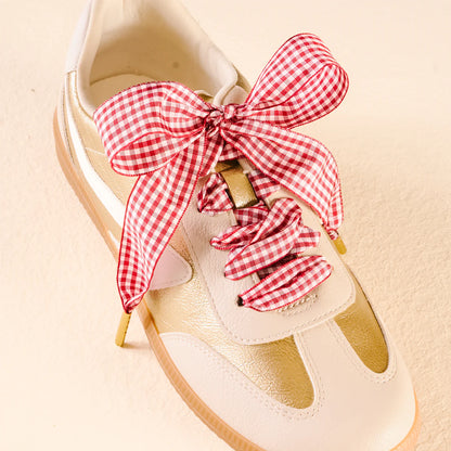 Step It Up Gingham Shoelaces