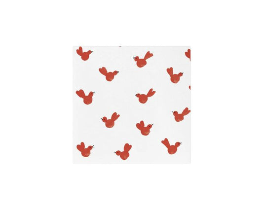 Red Bird Cocktail Napkin