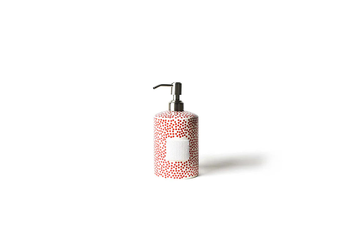 Red Small Dot Soap Pump