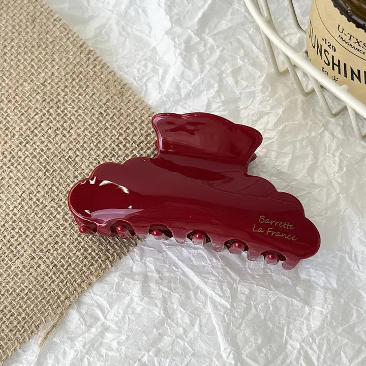Vintage Scallop Claw Clip