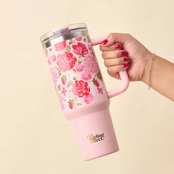 Rose Garden 40 Oz Tumbler