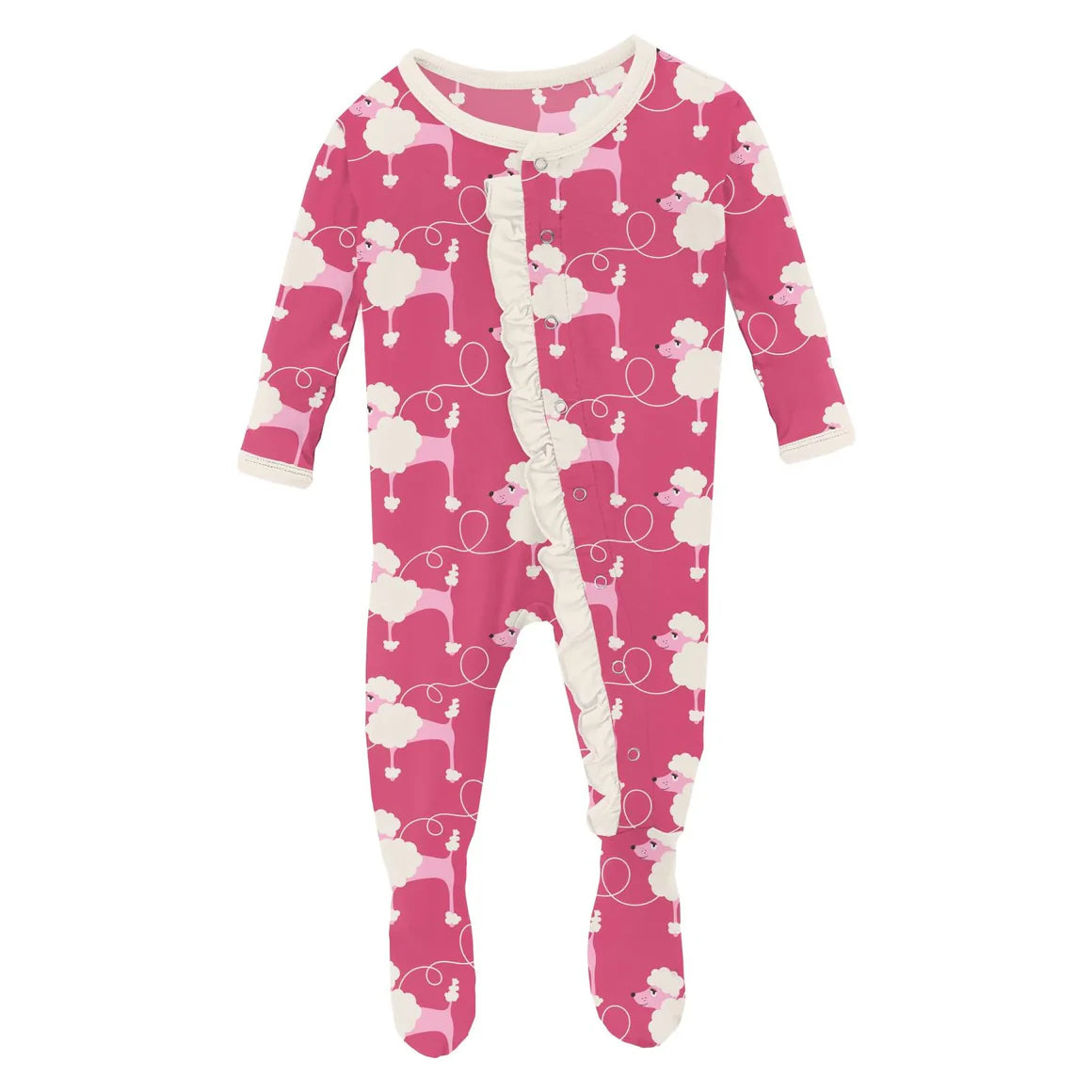 Flamingo Poodles Footie