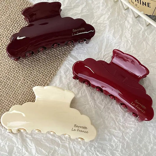 Vintage Scallop Claw Clip