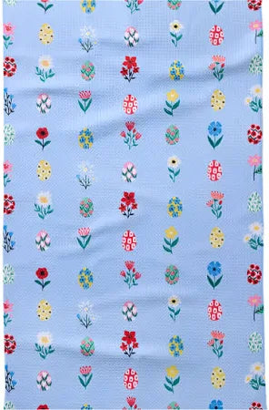 Spring Wildflowers Tea Towel